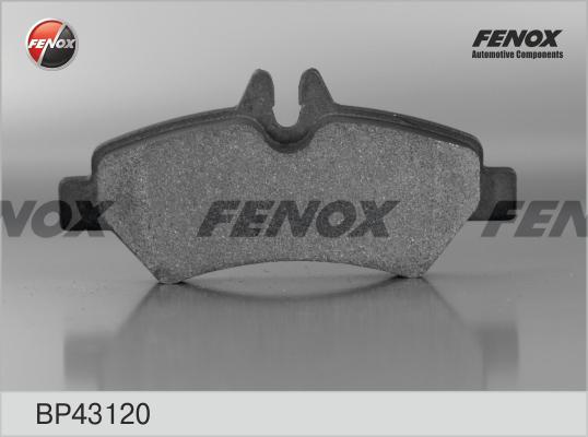 Fenox BP43120 - Тормозные колодки, дисковые, комплект autospares.lv