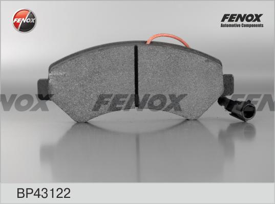 Fenox BP43122 - Тормозные колодки, дисковые, комплект autospares.lv