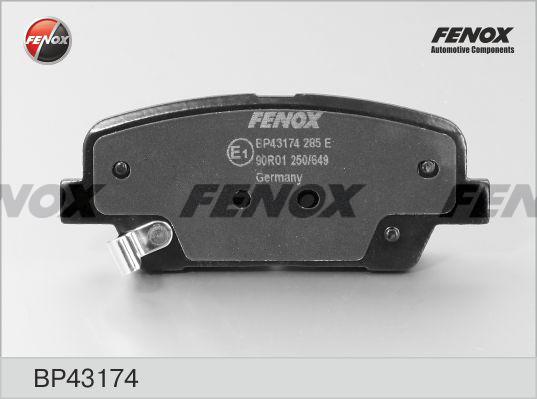 Fenox BP43174 - Тормозные колодки, дисковые, комплект autospares.lv