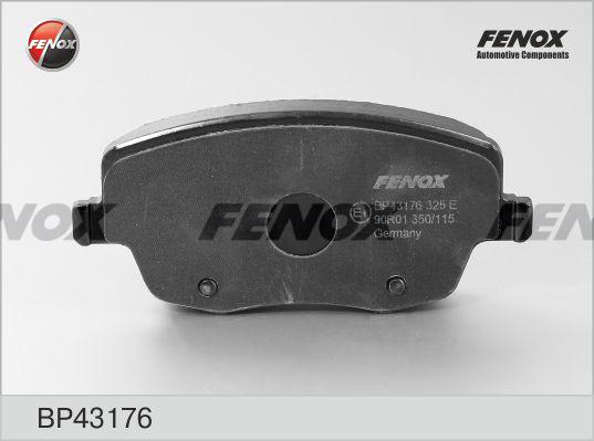 Fenox BP43176 - Тормозные колодки, дисковые, комплект autospares.lv