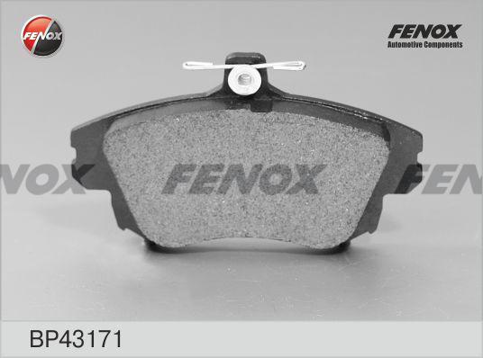 Fenox BP43171 - Тормозные колодки, дисковые, комплект autospares.lv