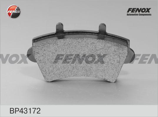 Fenox BP43172 - Тормозные колодки, дисковые, комплект autospares.lv