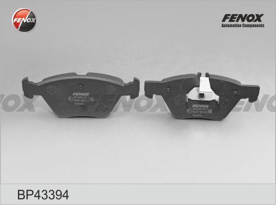 Fenox BP43394 - Тормозные колодки, дисковые, комплект autospares.lv