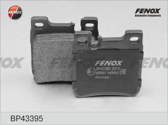 Fenox BP43395 - Тормозные колодки, дисковые, комплект autospares.lv