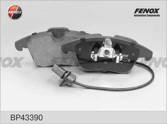 Fenox BP43390 - Тормозные колодки, дисковые, комплект autospares.lv