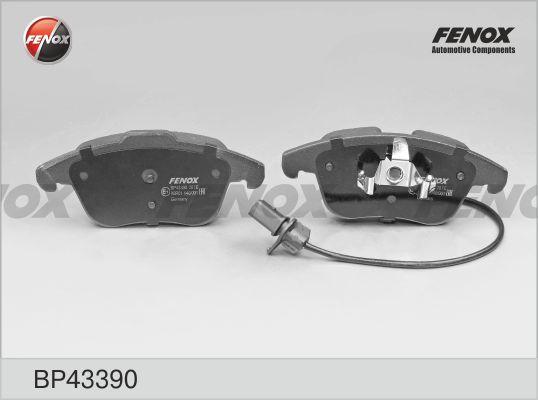 Fenox BP43390 - Тормозные колодки, дисковые, комплект autospares.lv