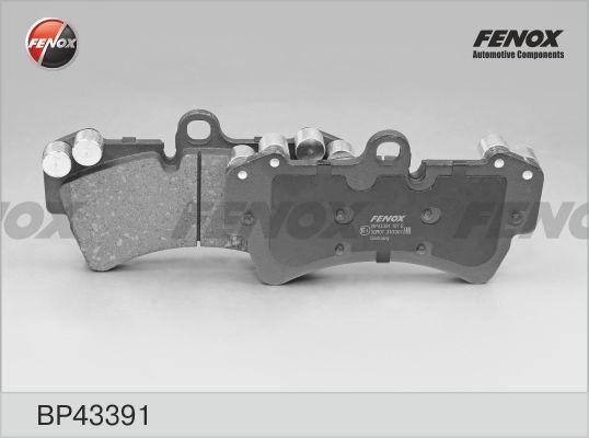 Fenox BP43391 - Тормозные колодки, дисковые, комплект autospares.lv