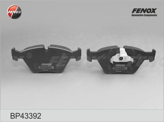 Fenox BP43392 - Тормозные колодки, дисковые, комплект autospares.lv