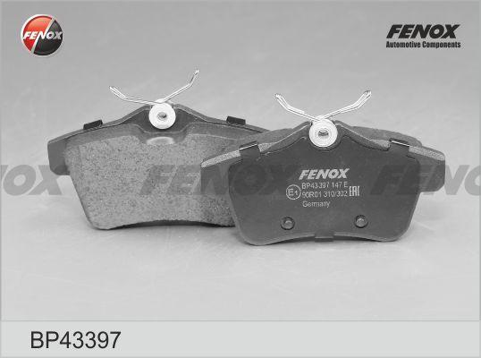 Fenox BP43397 - Тормозные колодки, дисковые, комплект autospares.lv