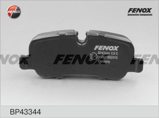 Fenox BP43344 - Тормозные колодки, дисковые, комплект autospares.lv