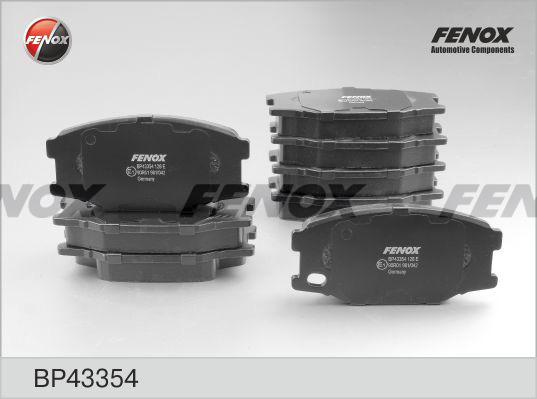 Fenox BP43354 - Тормозные колодки, дисковые, комплект autospares.lv