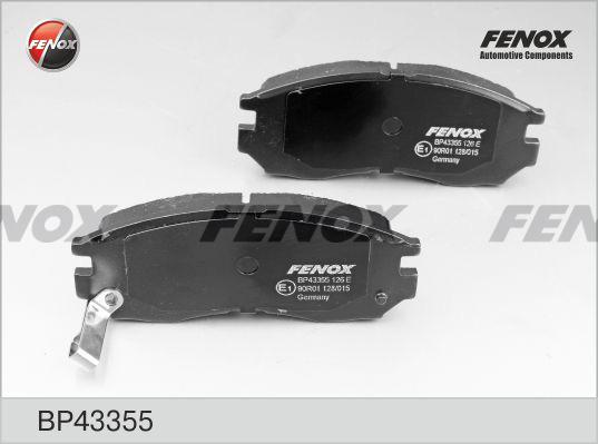 Fenox BP43355 - Тормозные колодки, дисковые, комплект autospares.lv