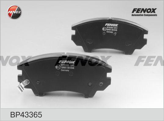 Fenox BP43365 - Тормозные колодки, дисковые, комплект autospares.lv