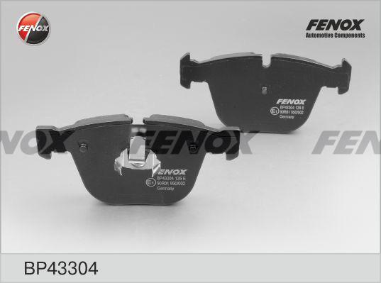 Fenox BP43304 - Тормозные колодки, дисковые, комплект autospares.lv