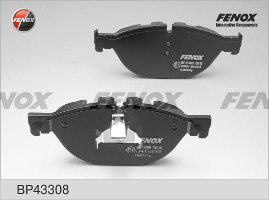 Fenox BP43308 - Тормозные колодки, дисковые, комплект autospares.lv