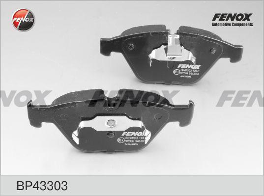 Fenox BP43303 - Тормозные колодки, дисковые, комплект autospares.lv