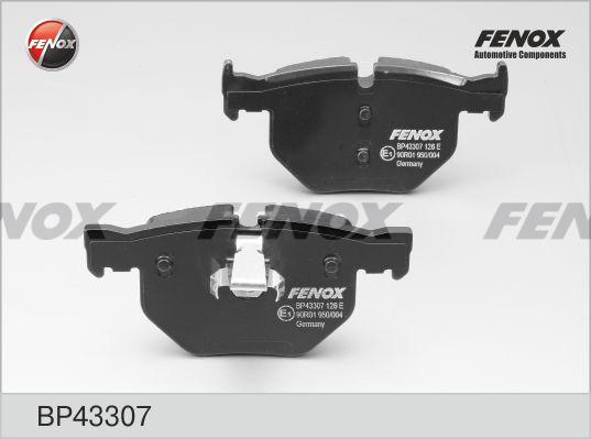 Fenox BP43307 - Тормозные колодки, дисковые, комплект autospares.lv