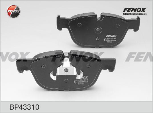 Fenox BP43310 - Тормозные колодки, дисковые, комплект autospares.lv