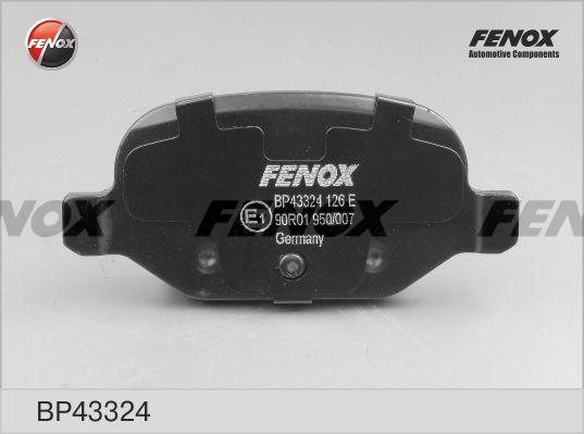 Fenox BP43324 - Тормозные колодки, дисковые, комплект autospares.lv