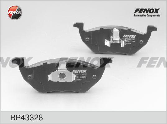 Fenox BP43328 - Тормозные колодки, дисковые, комплект autospares.lv