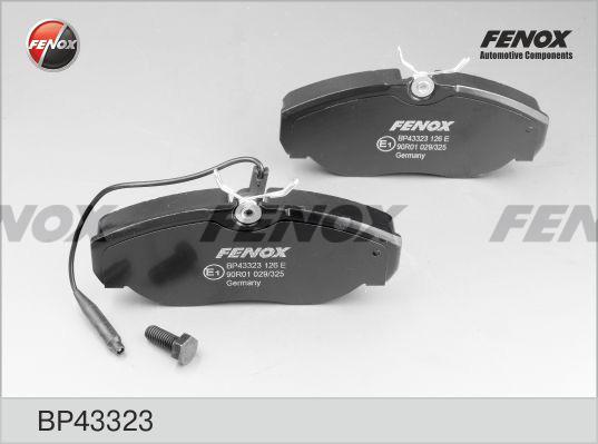 Fenox BP43323 - Тормозные колодки, дисковые, комплект autospares.lv