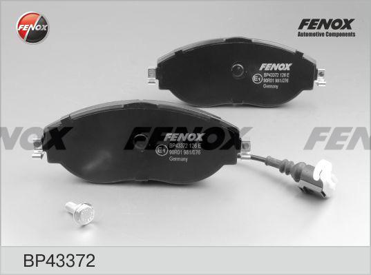 Fenox BP43372 - Тормозные колодки, дисковые, комплект autospares.lv