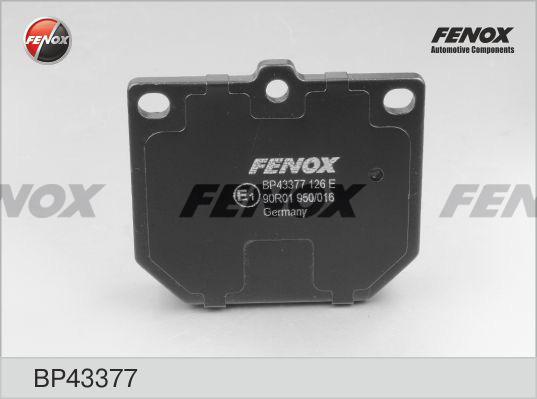Fenox BP43377 - Тормозные колодки, дисковые, комплект autospares.lv