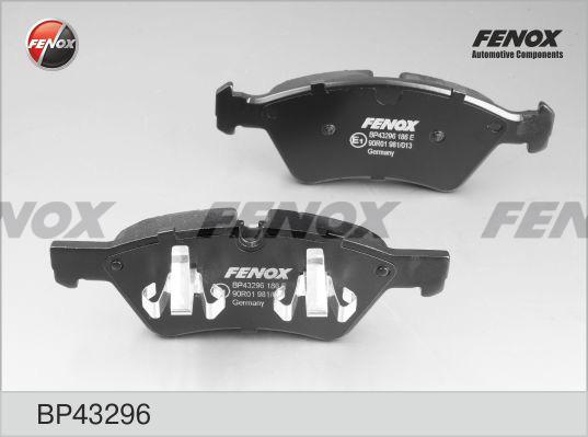 Fenox BP43296 - Тормозные колодки, дисковые, комплект autospares.lv