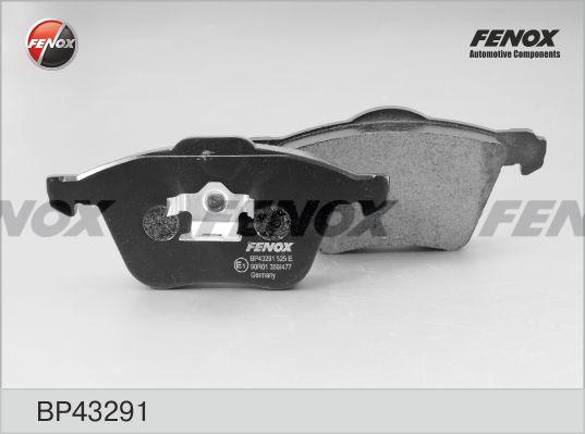 Fenox BP43291 - Тормозные колодки, дисковые, комплект autospares.lv