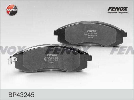 Fenox BP43245 - Тормозные колодки, дисковые, комплект autospares.lv