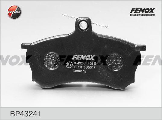 Fenox BP43241 - Тормозные колодки, дисковые, комплект autospares.lv