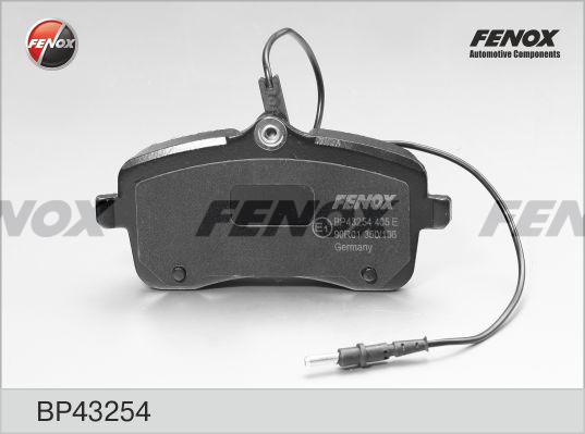 Fenox BP43254 - Тормозные колодки, дисковые, комплект autospares.lv