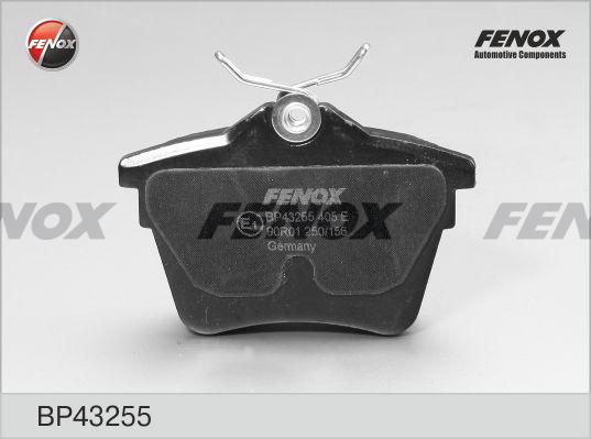 Fenox BP43255 - Тормозные колодки, дисковые, комплект autospares.lv