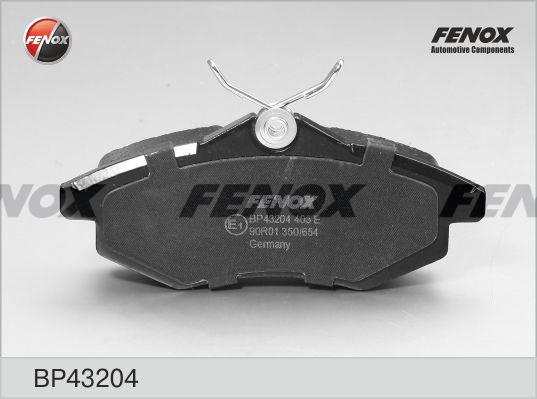 Fenox BP43204 - Тормозные колодки, дисковые, комплект autospares.lv