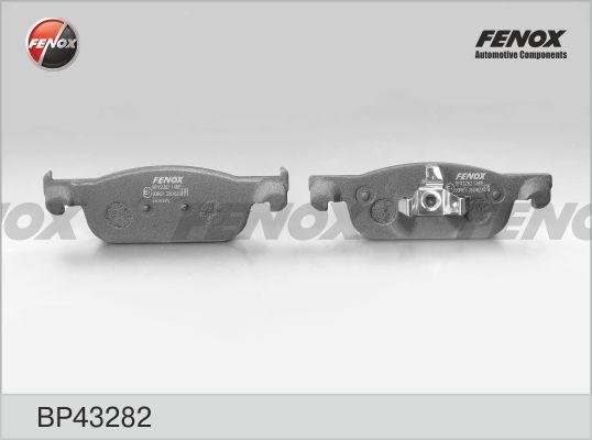 Fenox BP43282 - Тормозные колодки, дисковые, комплект autospares.lv