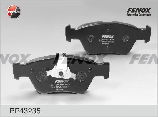 Fenox BP43235 - Тормозные колодки, дисковые, комплект autospares.lv