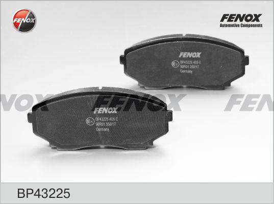 Fenox BP43225 - Тормозные колодки, дисковые, комплект autospares.lv