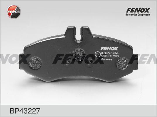 Fenox BP43227 - Тормозные колодки, дисковые, комплект autospares.lv