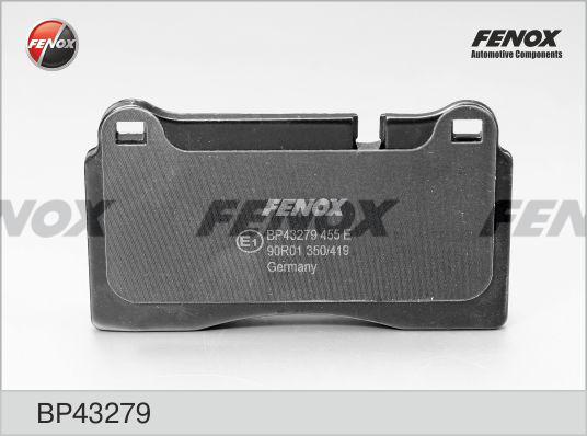 Fenox BP43279 - Тормозные колодки, дисковые, комплект autospares.lv