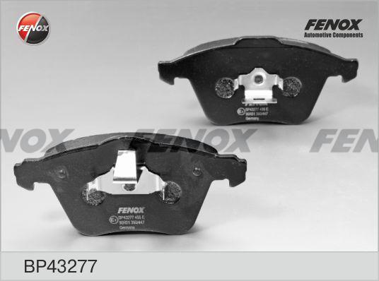 Fenox BP43277 - Тормозные колодки, дисковые, комплект autospares.lv