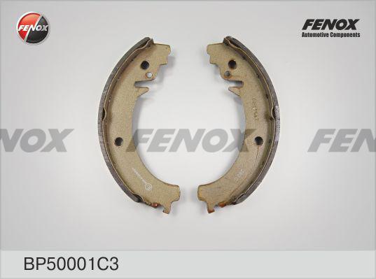 Fenox BP50001C3 - Комплект тормозных колодок, барабанные autospares.lv