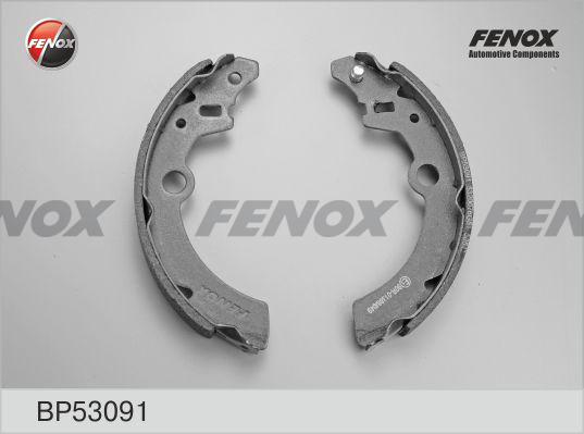 Fenox BP53091 - Комплект тормозных колодок, барабанные autospares.lv