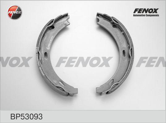 Fenox BP53093 - Комплект тормозных колодок, барабанные autospares.lv