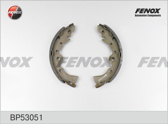 Fenox BP53051 - Комплект тормозных колодок, барабанные autospares.lv