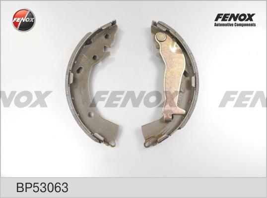 Fenox BP53063 - Комплект тормозных колодок, барабанные autospares.lv