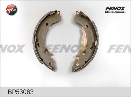 Fenox BP53063 - Комплект тормозных колодок, барабанные autospares.lv