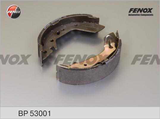 Fenox BP53001 - Комплект тормозных колодок, барабанные autospares.lv