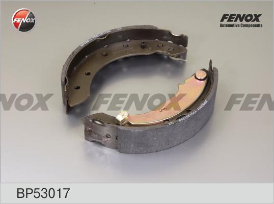 Fenox BP53017 - Комплект тормозных колодок, барабанные autospares.lv