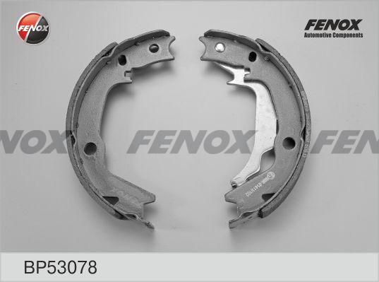 Fenox BP53078 - Комплект тормозных колодок, барабанные autospares.lv