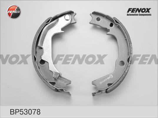 Fenox BP53078 - Комплект тормозных колодок, барабанные autospares.lv